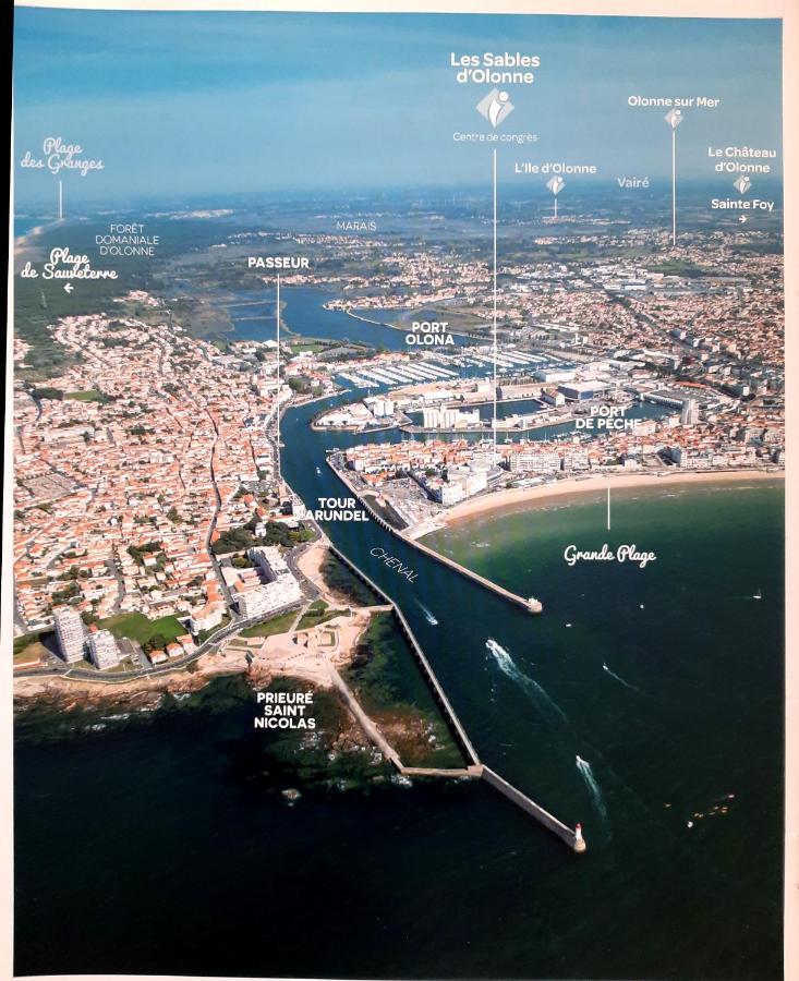 Appartement Vue Sur Mer Les Sables-dʼOlonne Esterno foto